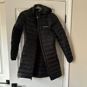 Columbia Black Puffer Jacket with Hood